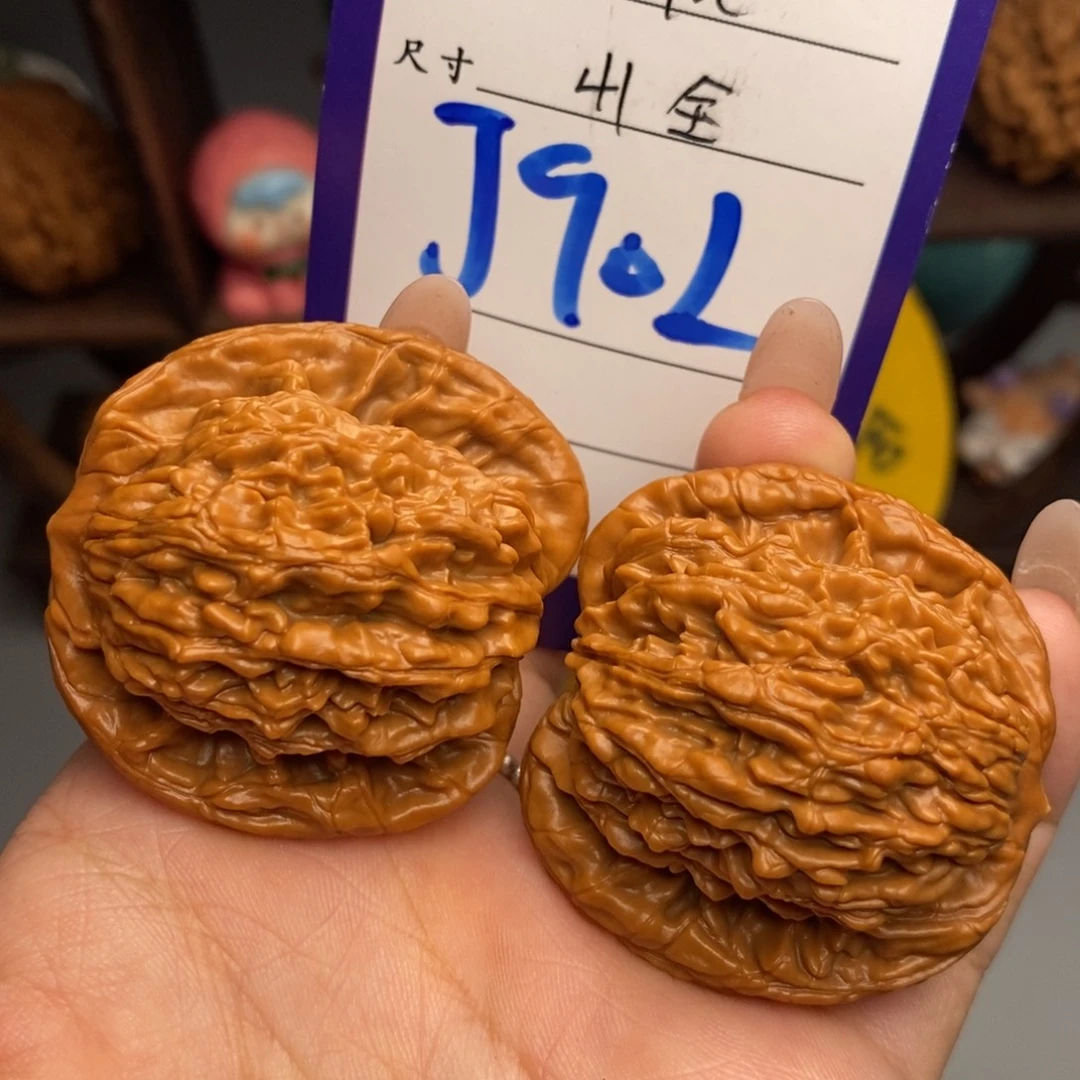今***饭吊坠文玩核桃麦虎41