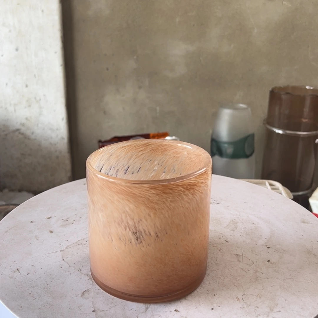 弘扬琉璃花器微瑕高度12