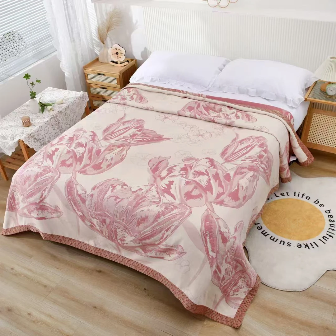 【绮梦幻境】230*250cm新品A类柔软亲肤透气舒适可机洗四季可用床盖