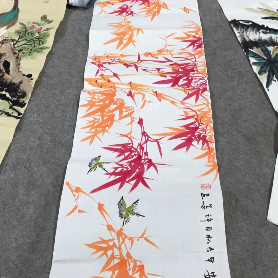 国画国画作品画心一张