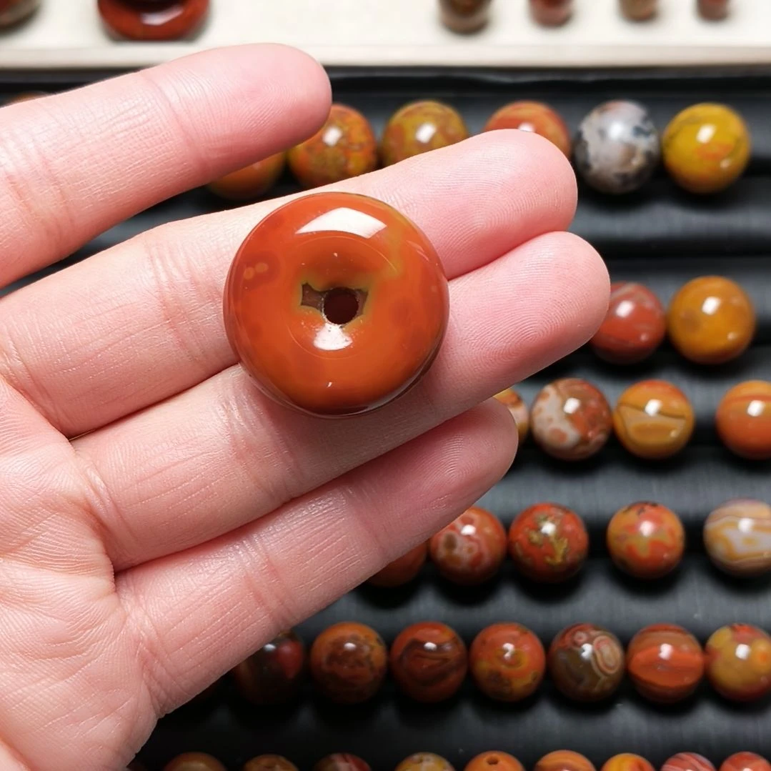 玛瑙/玉髓未镶嵌战国红玛瑙