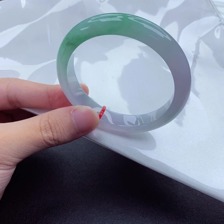 翡翠手镯未镶嵌正圈56（25241