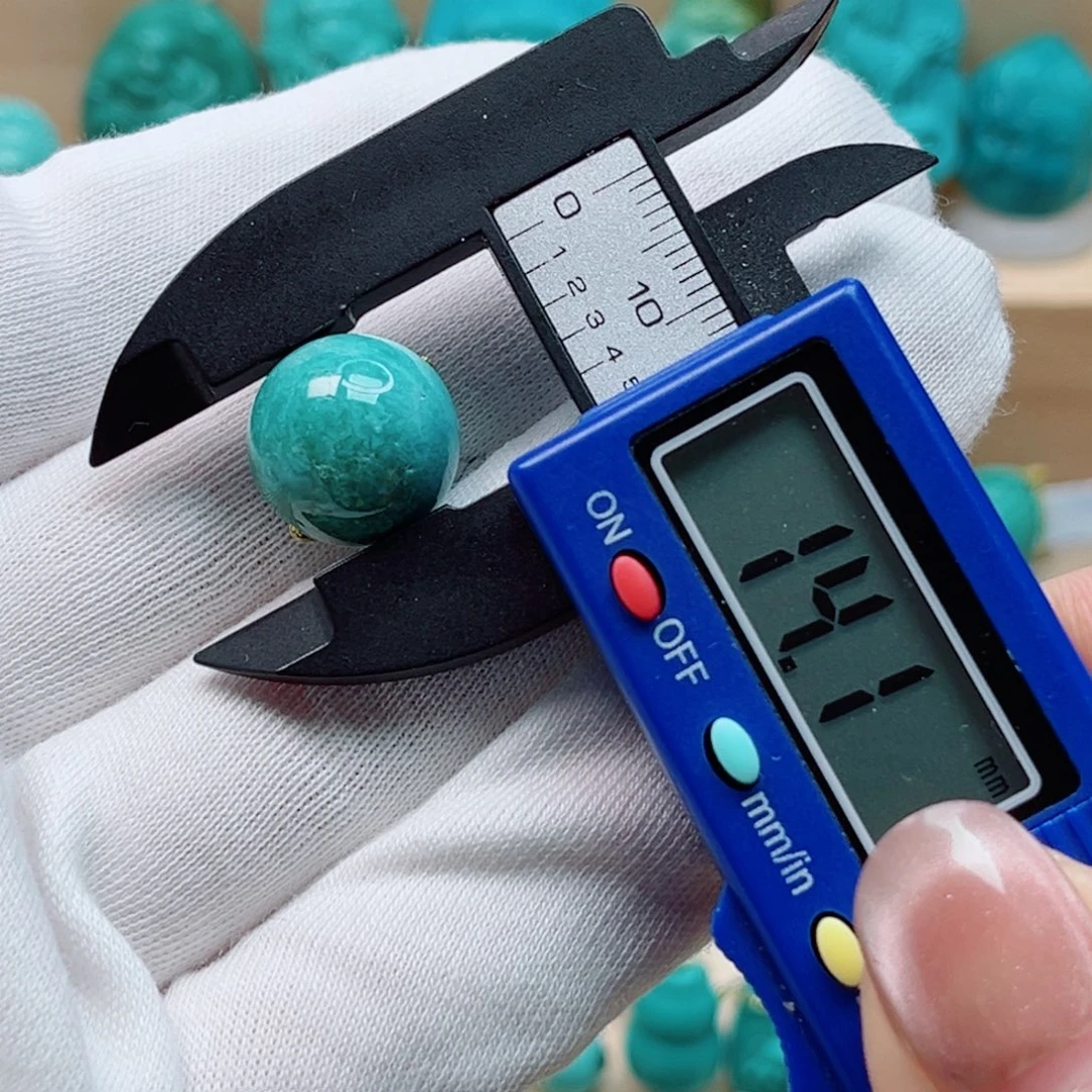 绿松石未镶嵌圆珠