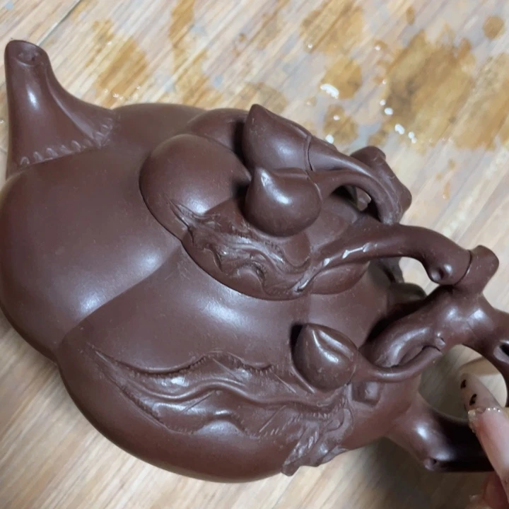 茶壶本山绿泥紫砂艺术作品