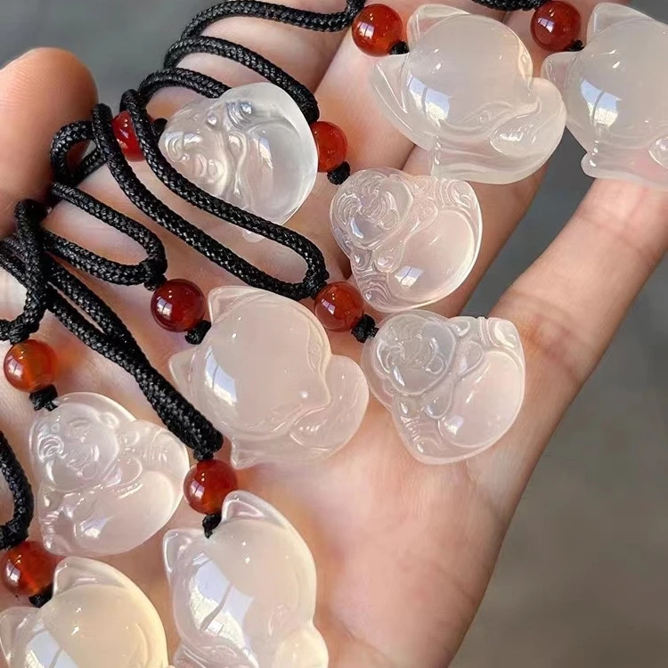 天然冰透玛瑙玉髓（直播间选款链接）多样性发货拍一发一私拍随机发