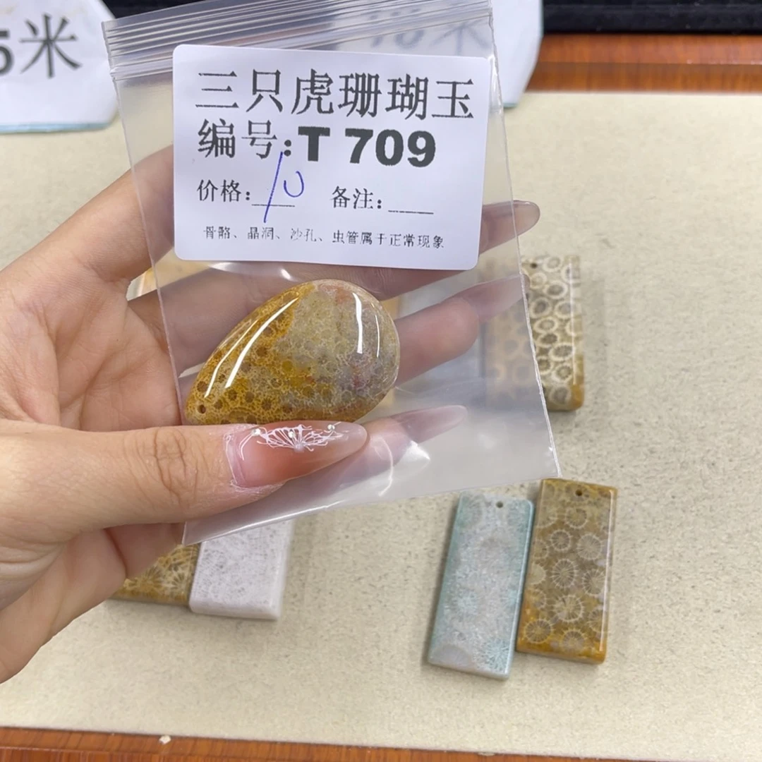 硅化珊瑚（珊瑚玉）t足银镀金镶嵌悟*空