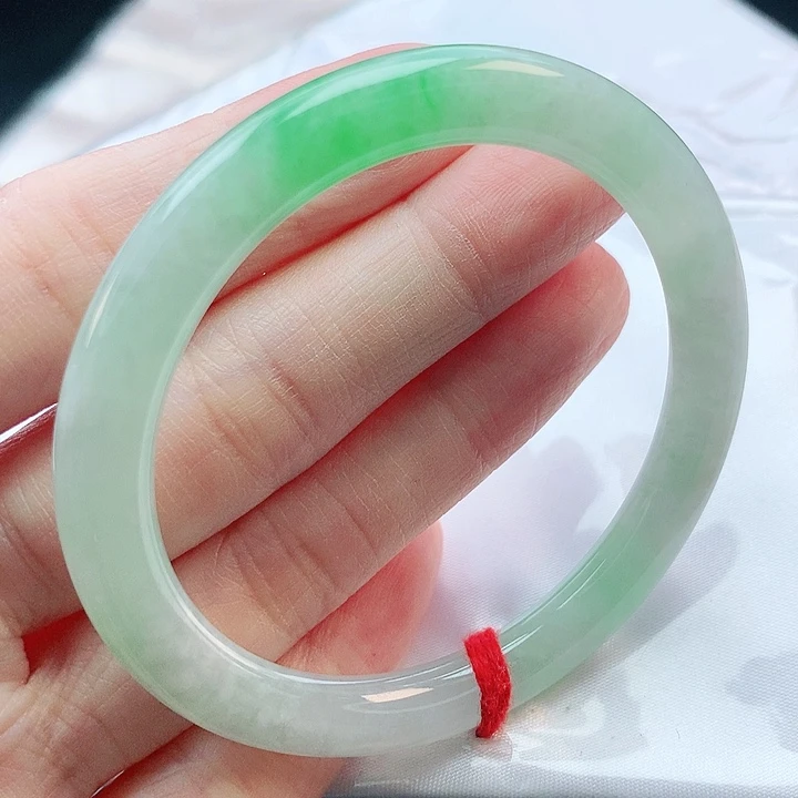 翡翠手镯未镶嵌51圆条880694