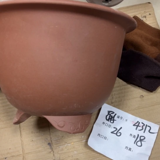 紫砂花盆花卉工艺