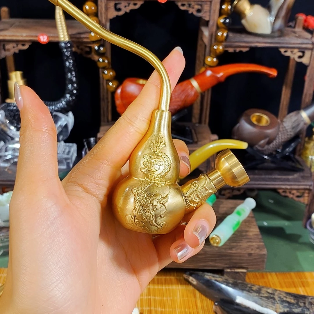 金丝楠木烟嘴烟斗