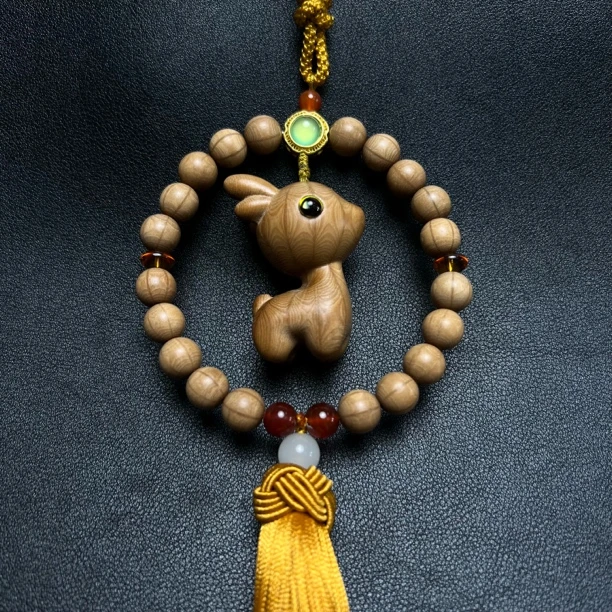 六道木一鹿平安车挂件