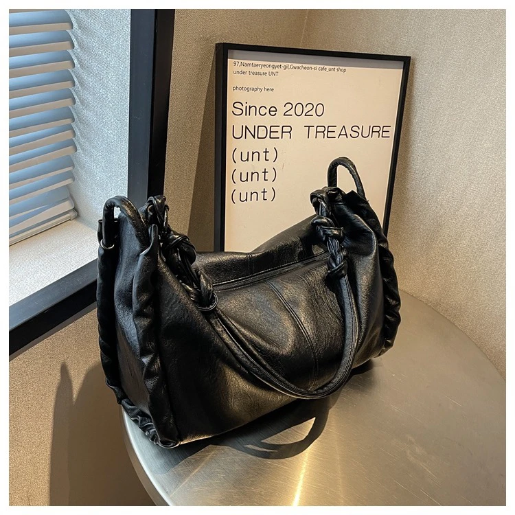 825 托特包单肩包单肩斜挎包百搭简约休闲学院风