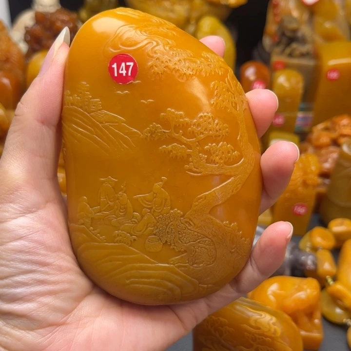 握***了寿山石印石题材：工艺品
