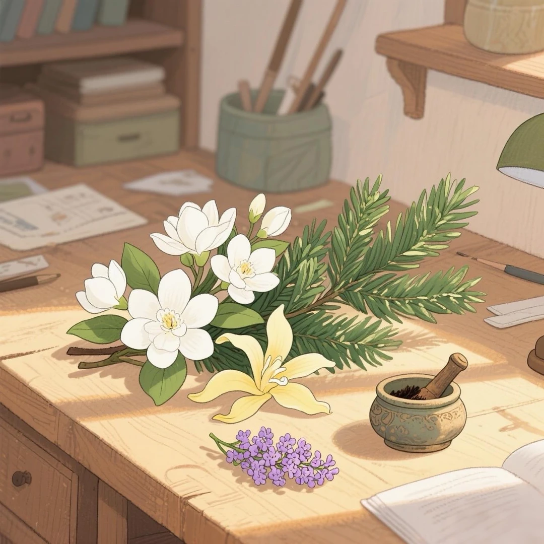 【花香】茉莉依兰 清甜花香暖意氛围 中式香薰天然香打篆