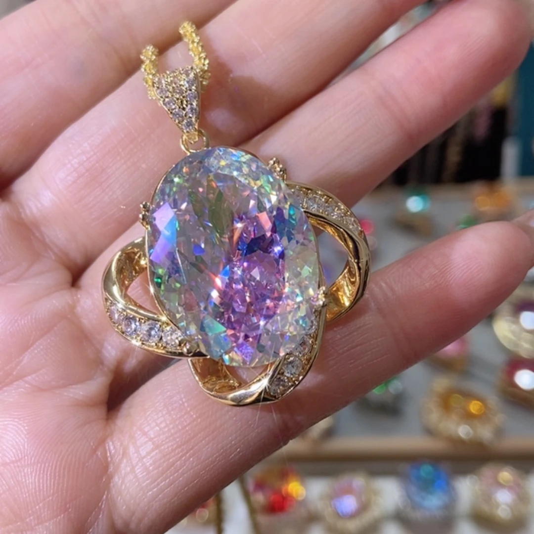 66锆石（处理）吊坠