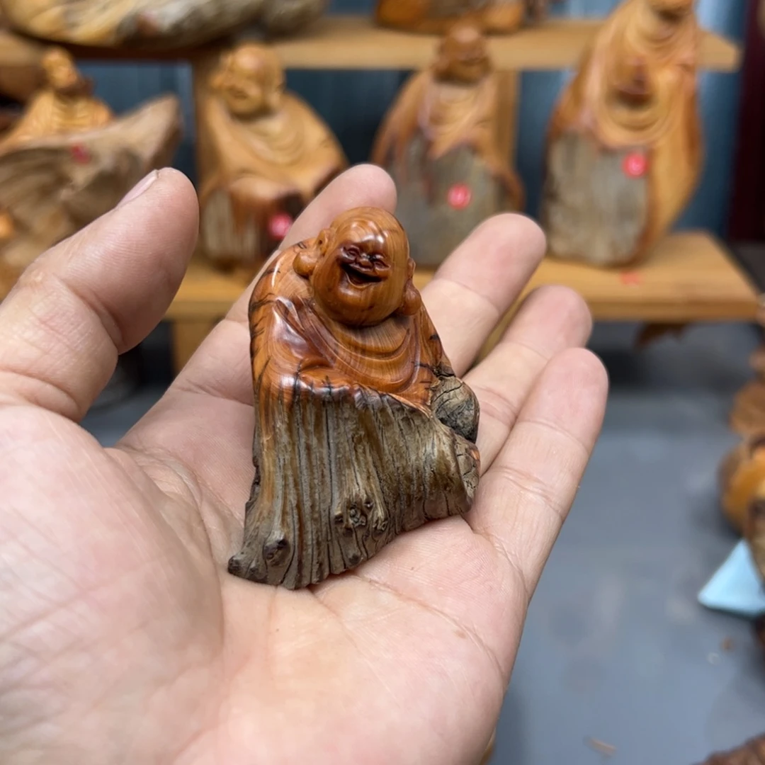 雄***翔木崖柏木摆件手把件