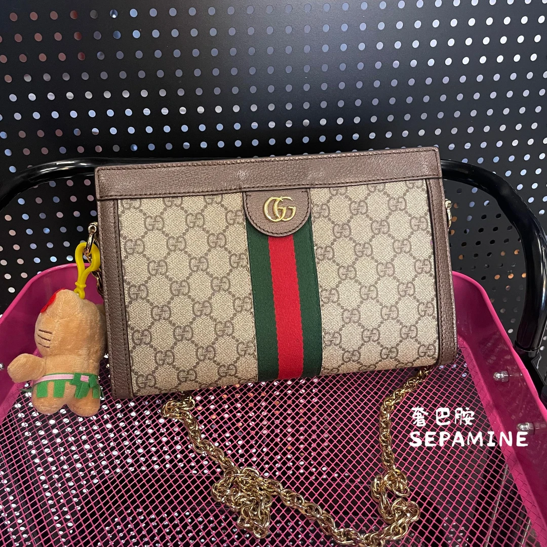 95新 GUCCI/古驰 Ophidia/夹子/斜挎包