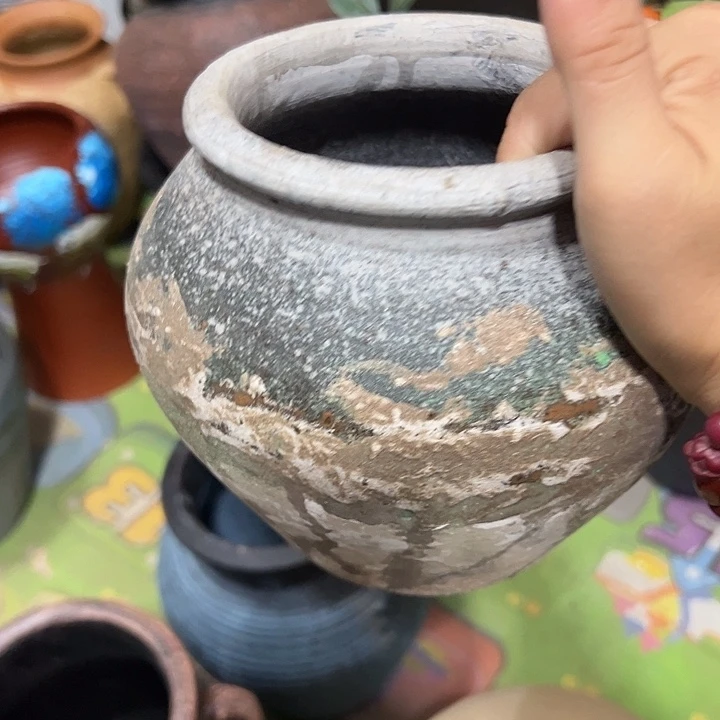 粗陶盆默认打孔高15口13