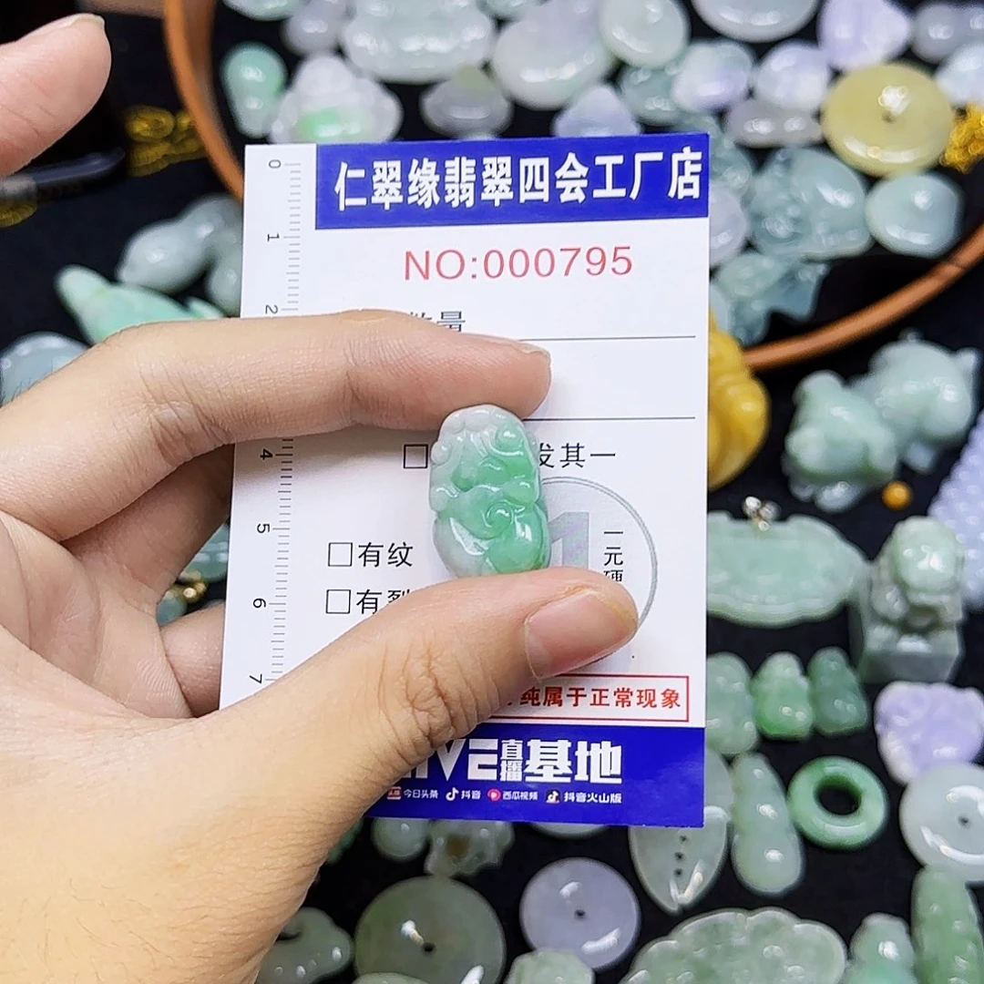 翡翠未镶嵌颈饰翡翠