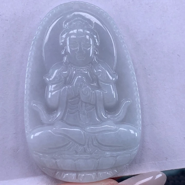 颈饰未镶嵌翡翠大日如来吊坠
