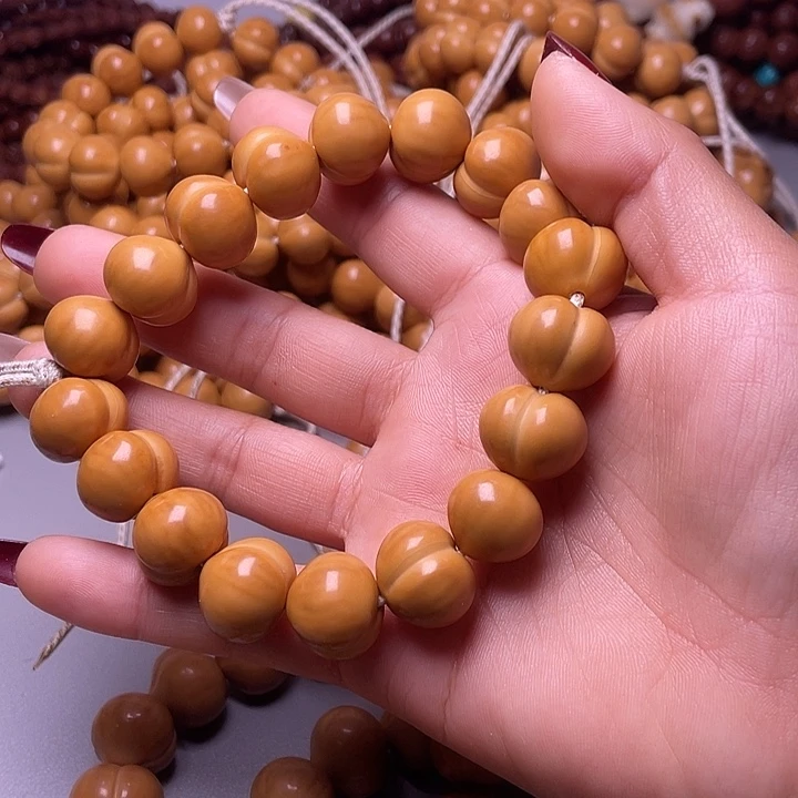 手串猴头核桃16尺寸镜面柯基屁桃手持全品无暇