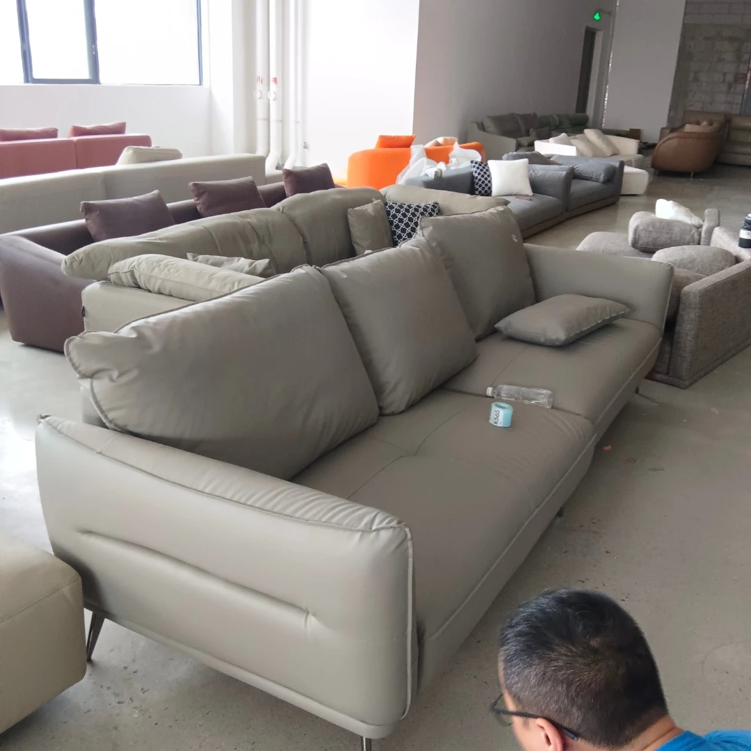 K564#275*95*67CM皮艺沙发【不包装】库存尾货（二楼）