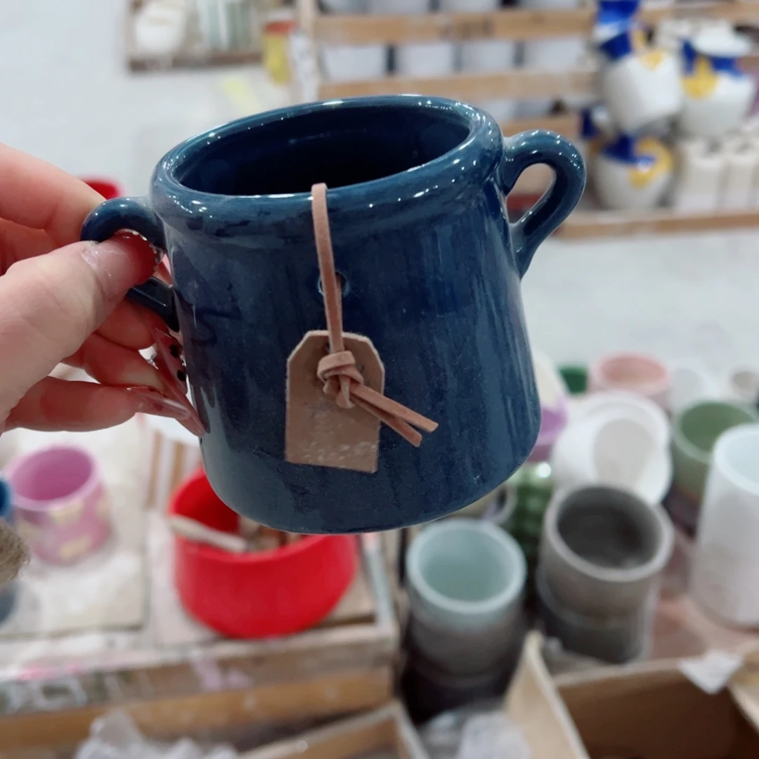 有孔，陶瓷花盆满10米包邮发货