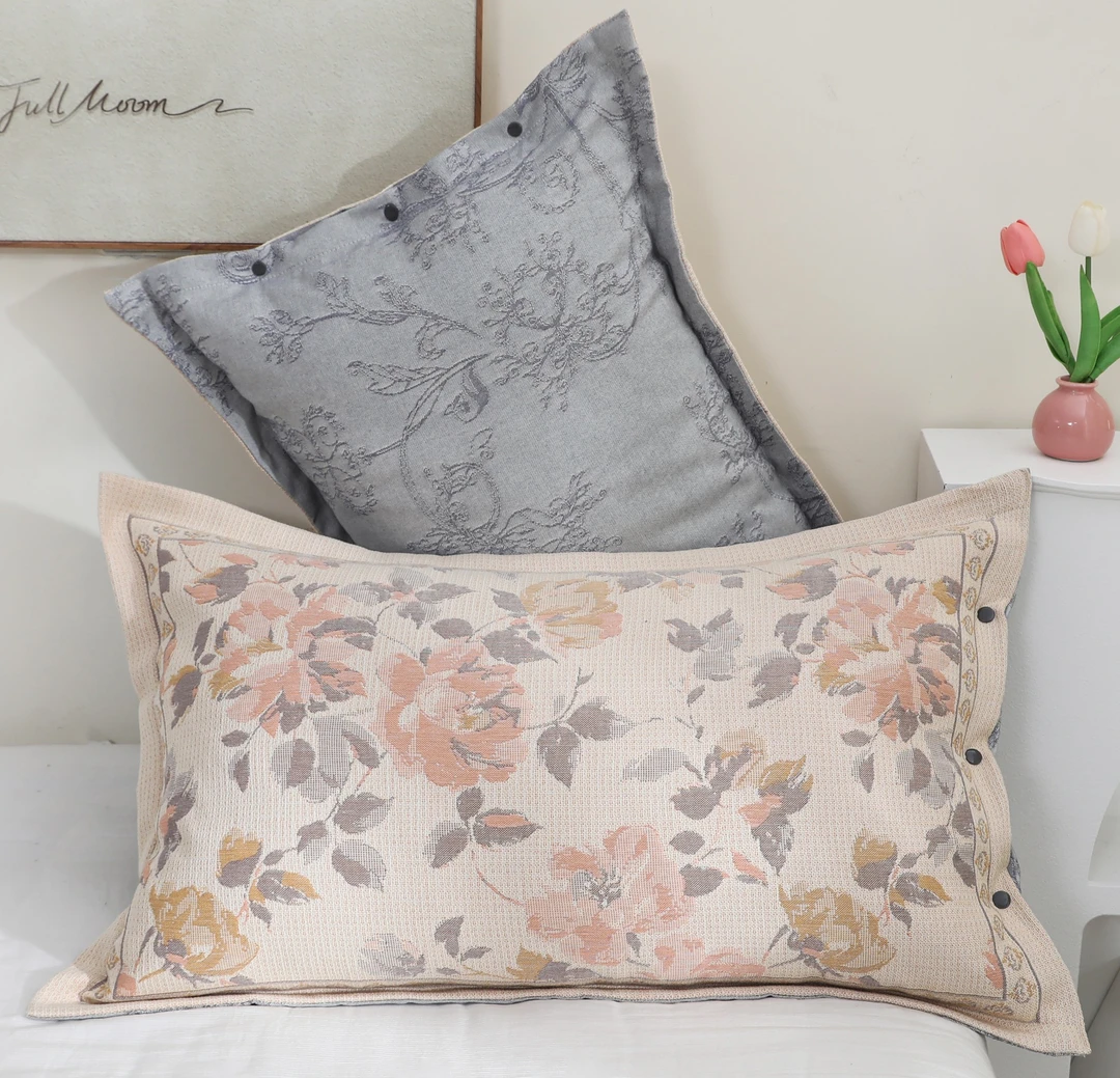 【繁花之梦】枕套高端舒适亲肤加厚全棉枕套54*80cm一对装