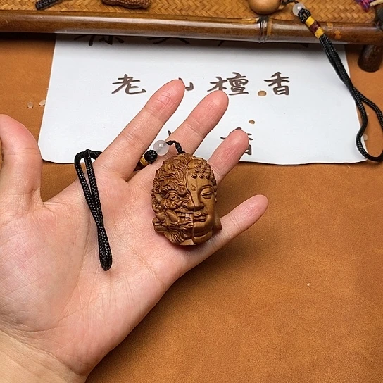 檀香木手串/手链一念之间手把件