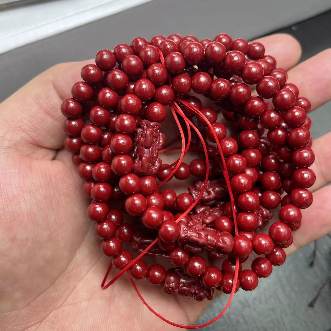 含辰砂工艺品文创珠宝新款朱砂手串多样性发一