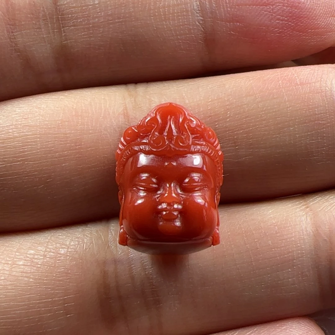 未镶嵌佛头南红玛瑙