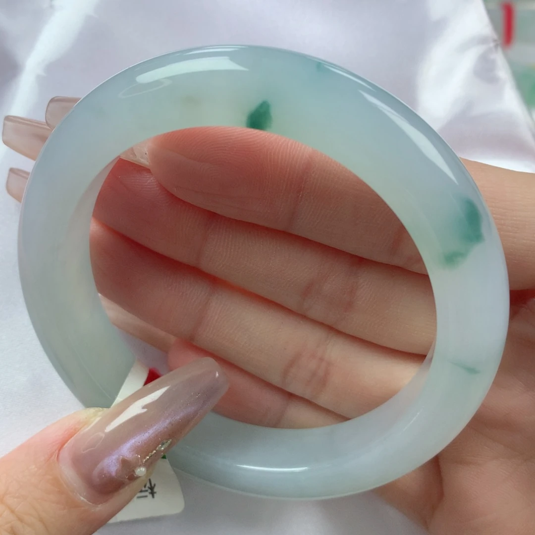 未镶嵌手镯翡翠缅甸天然翡翠A货56