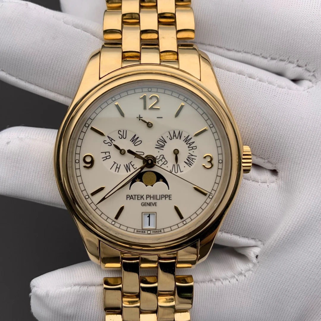 99新 Patek Philippe/百达翡丽 5146｜39表径黄金双P印工价51万39