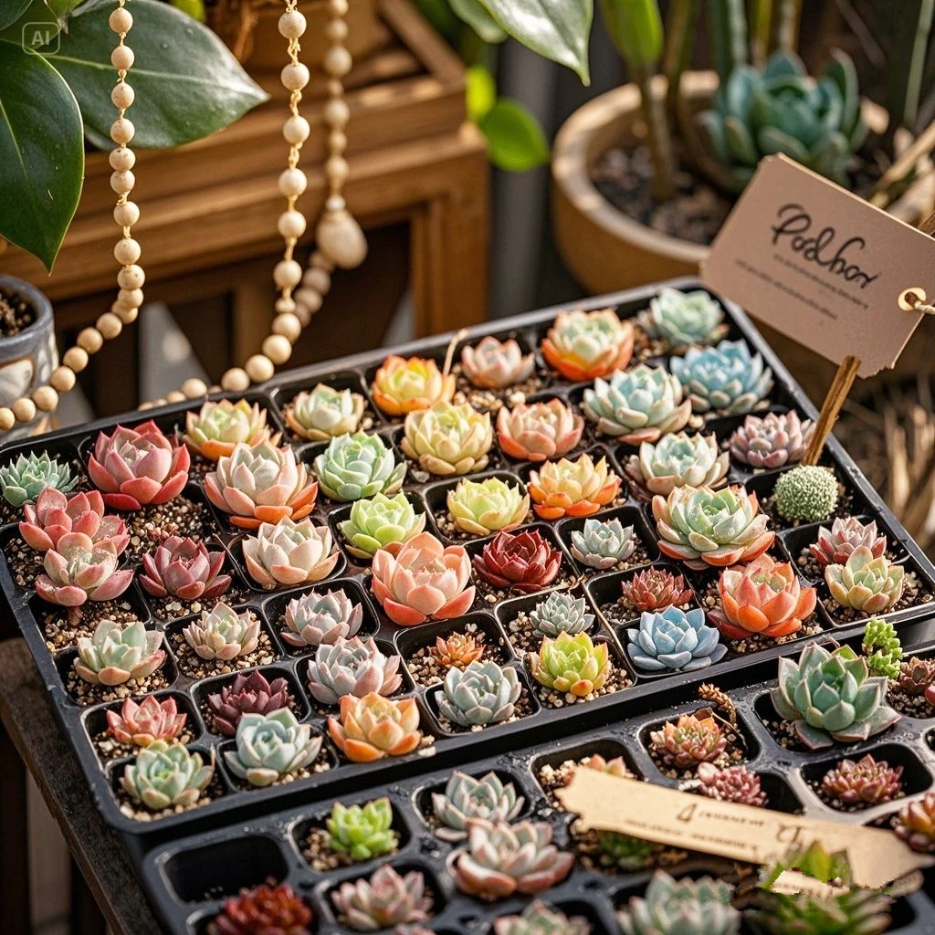 50颗随机云南3cm小苗多肉植物批发基地一箱肉肉绿植组合拼盆大颗