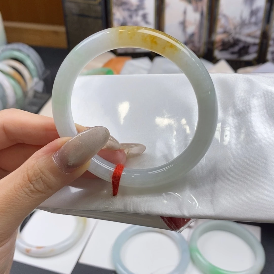 翡翠未镶嵌手镯53-55