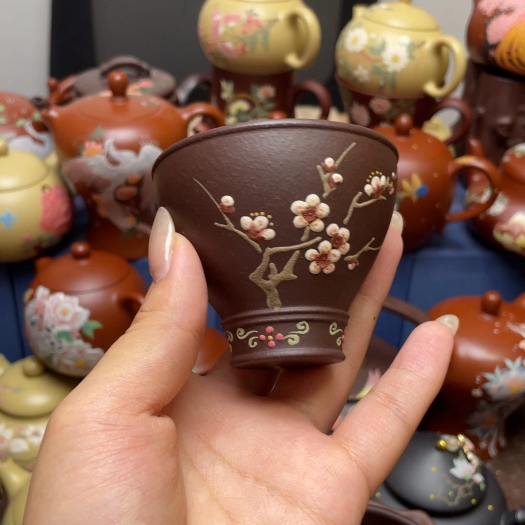 茶杯紫砂紫砂主人杯100cc