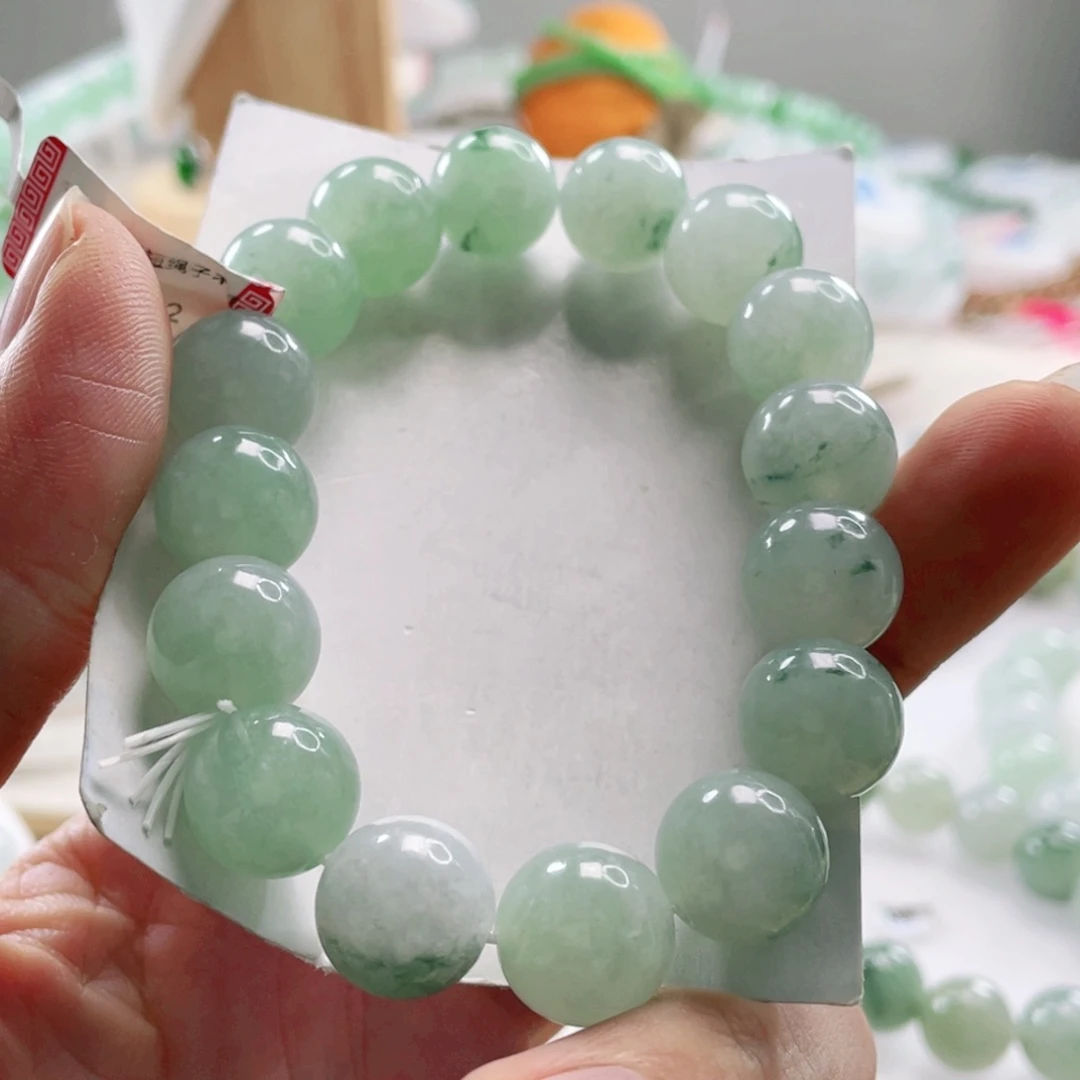 翡翠未镶嵌手链手串12+