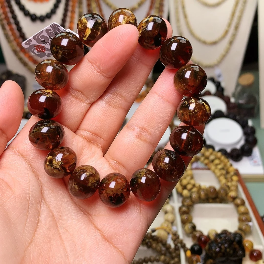 琥珀未镶嵌裸石溶洞15-20