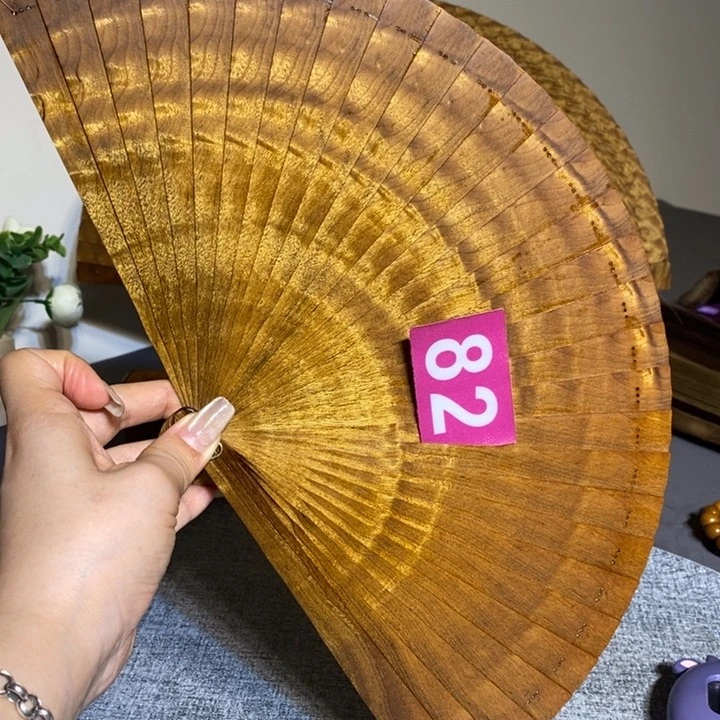 金丝楠一**杆金丝楠木扇子