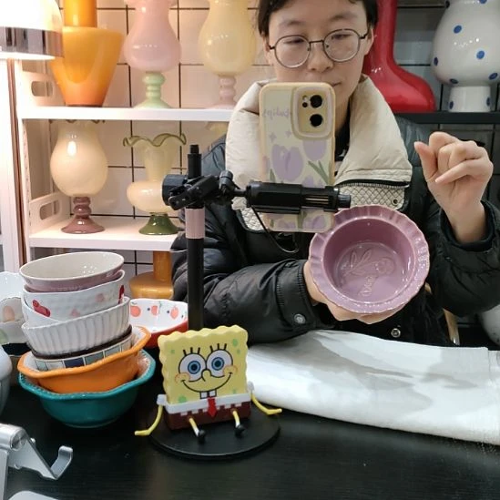 瓷高温瓷釉下彩米饭碗