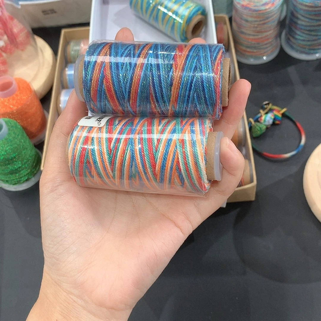 腈纶段染手搓棉天晴事橙、凤冠30米