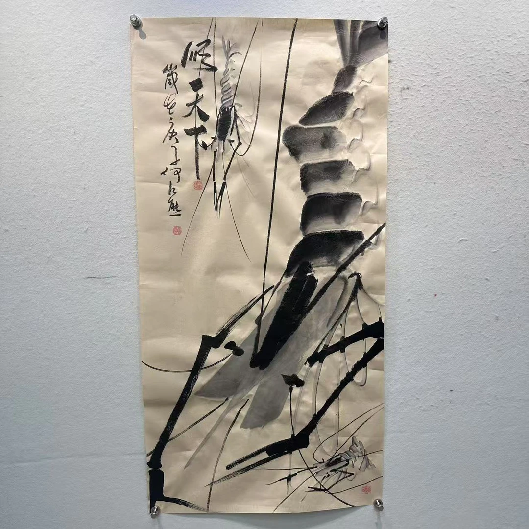 《顺天下》何江熊四尺宣纸右手国画作品