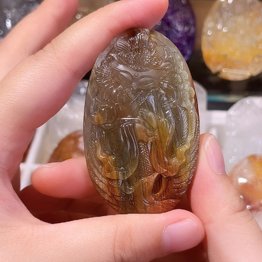 未镶嵌颈饰水晶彩兔毛