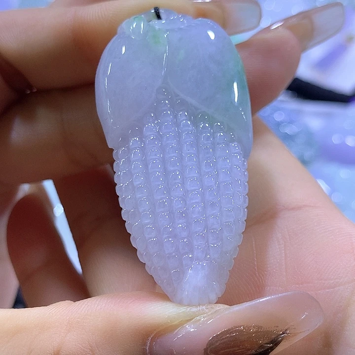 翡翠未镶嵌颈饰天然翡翠A货吊坠