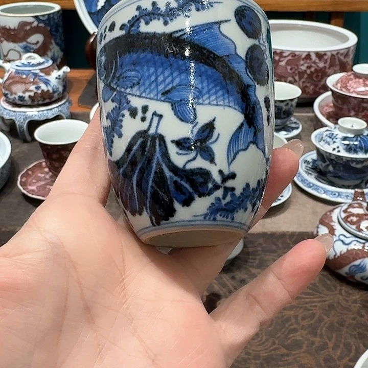 景德镇纯手工手绘哈哈哈哈