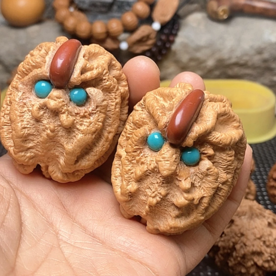 【闪购商品】文玩核桃把件金*乾坤核