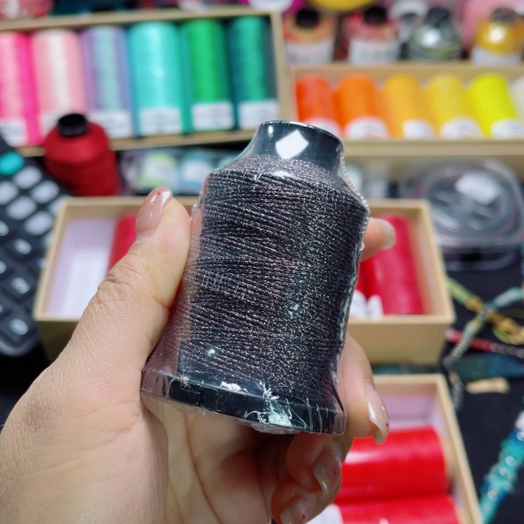 腈纶0.5洒金扁蜡40克夜紫