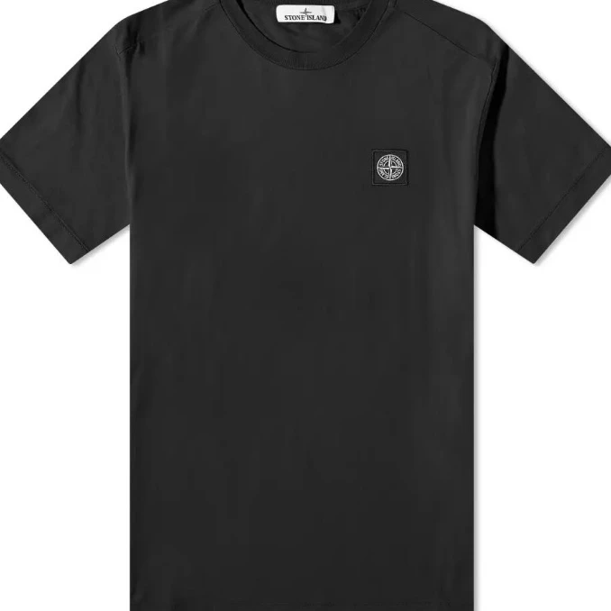 STONE ISLAND/石头岛  黑色圆领T恤  2521006