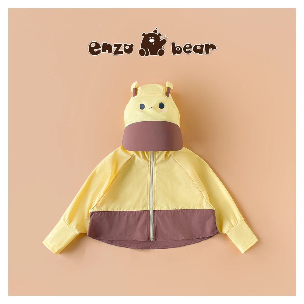 Enzo bear恩佐熊 亲子高定款 小蜜蜂连帽长袖灯笼裤套装 EZX2570