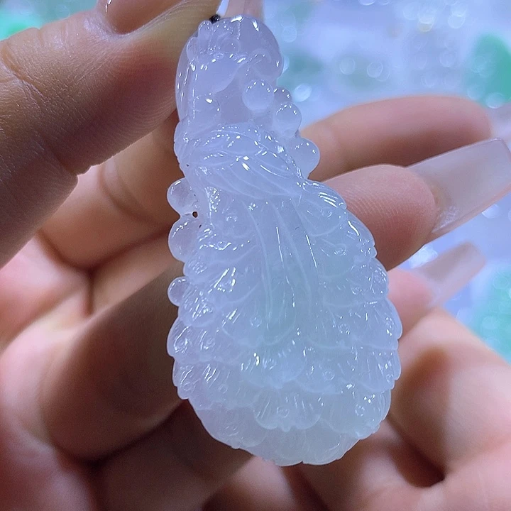 翡翠未镶嵌颈饰天然翡翠A货吊坠