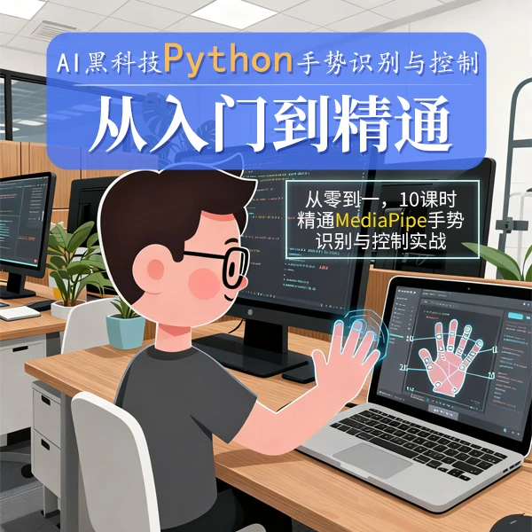 Python手势识别与控制从入门到精通